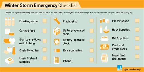 Winter Storm Safety Tips