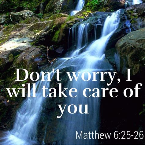 HE will take care of you... | Take care of yourself, Gods promises, Take care