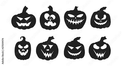 Jack O Lantern Silhouette Clip Art