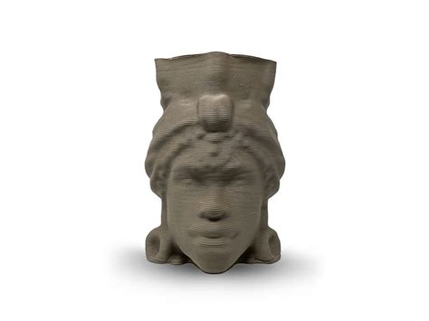 MORO 3D printed ceramic vase By Mediterranea Design