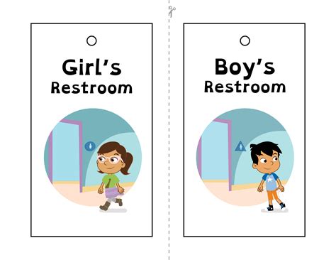 Printable Restroom Passes | Bathroom pass, Restroom pass, Classroom passes