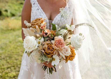 Bridal Bouquet- Neutral Boho — Country Florist