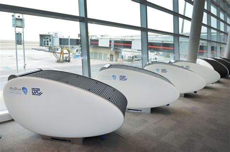 Abu Dhabi International Airport lets travelers rest up in cocoon-like GoSleep pods | Sleeping ...