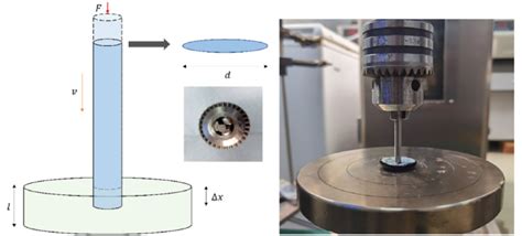 Schematic diagram of the ceramic layer strength testing device ...