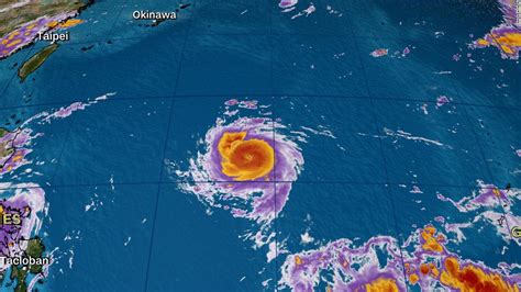 Typhoon Chanthu headed for Taiwan and southern China, rapidly gaining in speed and strength ...