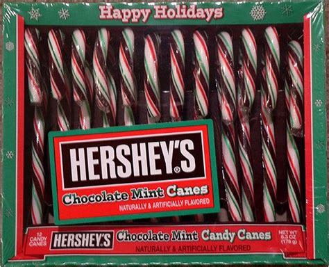 Hershey's Chocolate Mint Candy Canes. | Mint chocolate, Mint candy, Hershey chocolate