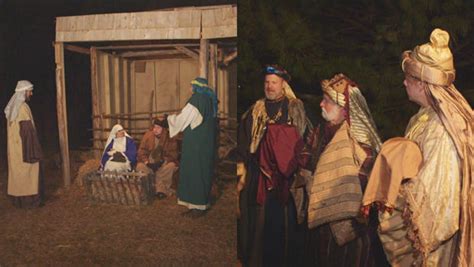 Nativity scenes, from the artistic to the living - CBS News