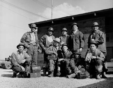 Parker Dam Aqueduct Construction Workers Wearing Editorial Stock Photo ...