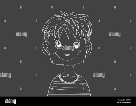 Cartoon boy smile Stock Vector Image & Art - Alamy