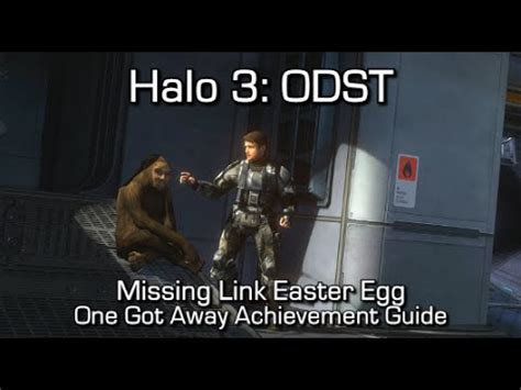 Halo 3: ODST - One Got Away Achievement Guide - Missing Link Easter Egg ...