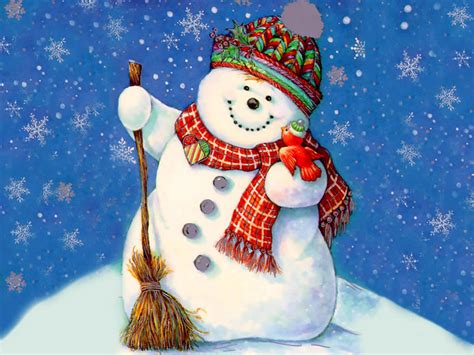 Free Snowman Wallpaper - WallpaperSafari