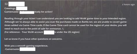 WoW Game Time card from different region can't no longer be refunded by ...