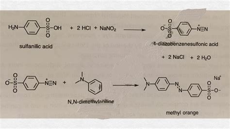 Solved: Show The Detailed Mechanism Of Methyl Orange Synth... | Chegg.com