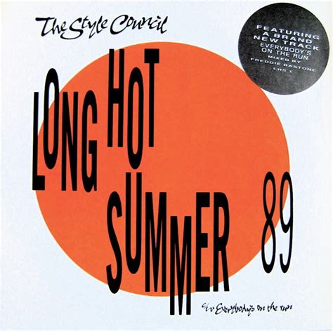 The Style Council – Long Hot Summer 89 (1989, Paper Labels, Vinyl) - Discogs