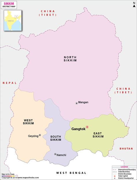 Districts of Sikkim