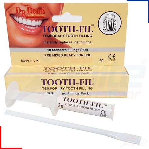 DR Denti Tooth Fill - Dental Hole Repair Kit Temporary Filling 10 ...