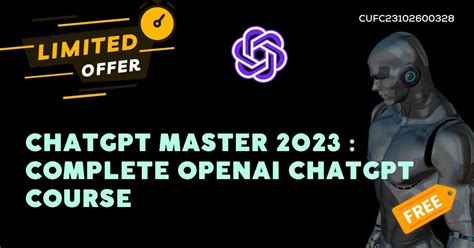 ChatGPT Master 2023 : Complete OpenAI ChatGPT Course - CIGMA Foundation