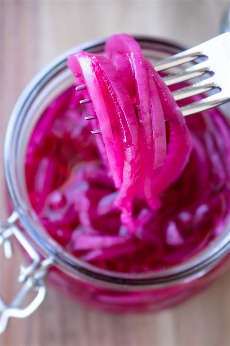 Pickled Red Onions - The Delicious plate