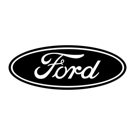 Ford black logo vector free download 20118342 Vector Art at Vecteezy