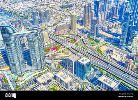 DUBAI, UAE - MARCH 3, 2020: A well developed highway network is a great ...