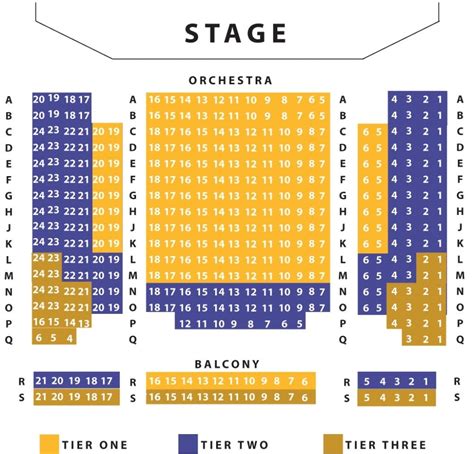 Orchestra Hall Seating Chart