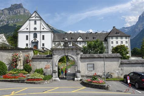 The Monastery of Engelberg on the Swiss Alps Editorial Stock Photo ...