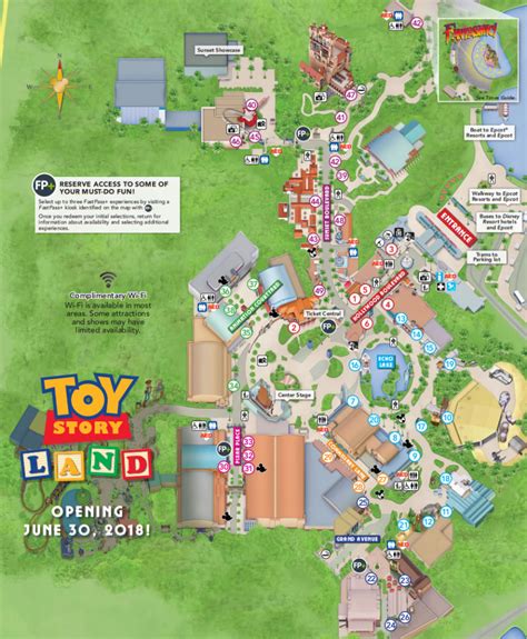 Hollywood Studios - Disney World - Park Information and Park Map