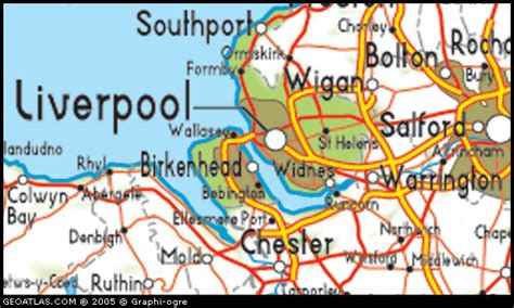 Merseyside Map Political Regional | United Kingdom Map Regional City ...