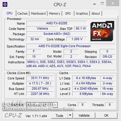 AMD FX-8320E (Vishera) 8-Core Processor Review – goldfries