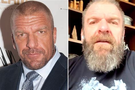 WWE legend Triple H’s isolation hair and beard transformation sends ...