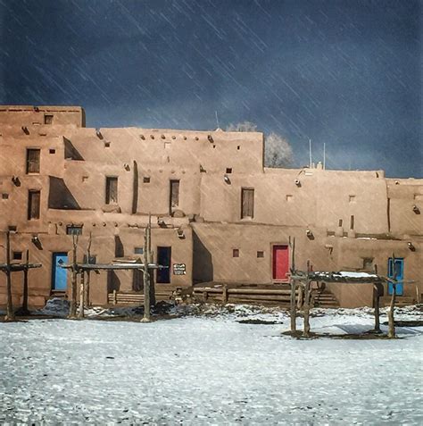 Taos Pueblo New Mexico Winter 90TVS | David Kozlowski | Flickr