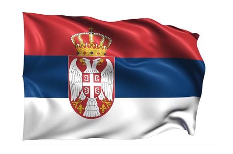 Serbia Waving flag Realistic Transparent Background 15309523 PNG