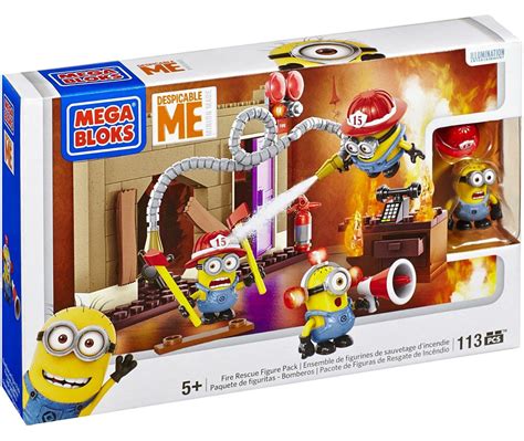 Mega Bloks Despicable Me Minion Made Fire Rescue Set 94816 - ToyWiz