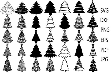 Christmas Tree SVG, Christmas Clip Art