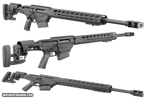 Ruger Precision Bolt 338 Lapua Mag 26"Black Left Side Folding Precision MSR Synthetic Stock ...