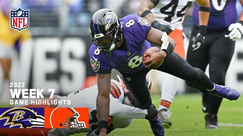 Cleveland Browns vs. Baltimore Ravens | 2022 Week 7 Game Highlights ...