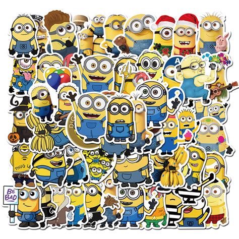 50pcs Minions 1 Stickers – AU Sticker World