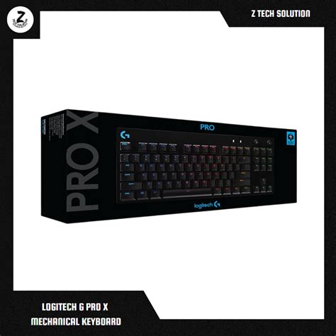 LOGITECH PRO X MECHANICAL GAMING KEYBOARD – BLACK – Z TECH SOLUTION ...