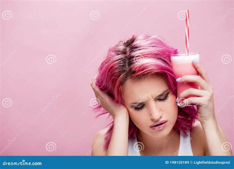 Milkshake Headache Stock Photos - Free & Royalty-Free Stock Photos from Dreamstime