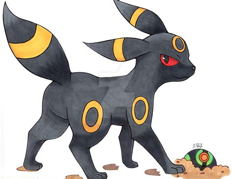 Umbreon from Eevee Evolution Series by AndromedaStudio on DeviantArt