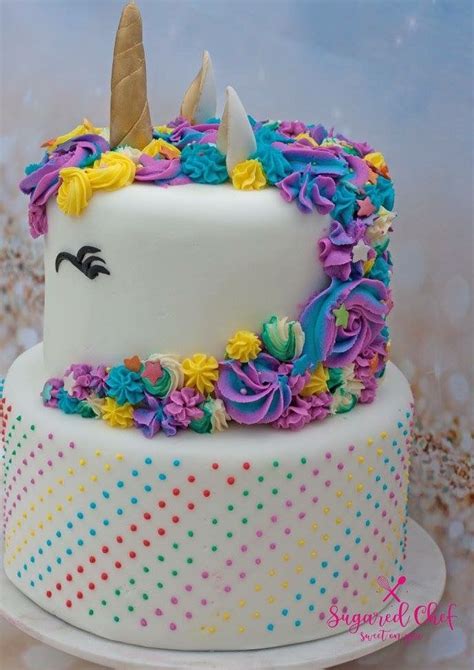 White unicorn cake | Celebration cakes, Cake, Desserts