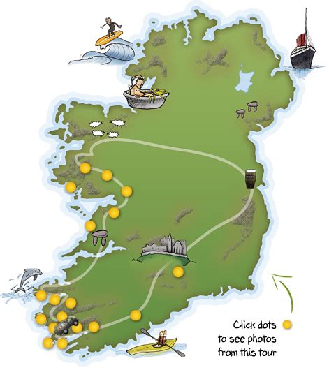 Tourist Map Of Ireland And Northern Ireland - Best Tourist Places in the World