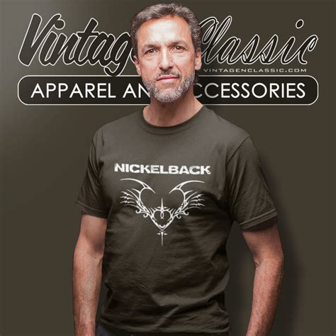 Nickelback Mask Tattoo Shirt - Vintagenclassic Tee