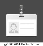 900+ Vector Blank Id Identification Card Badge Clip Art | Royalty Free - GoGraph