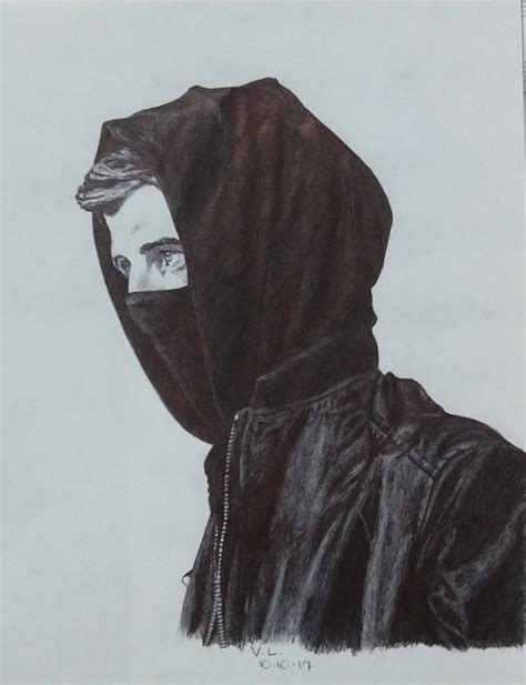 A pen drawing I did of Alan Walker in 2017 : r/alanwalker