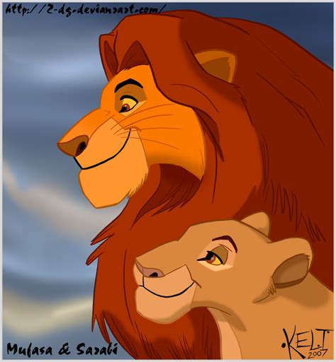 Mufasa and Sarabi by Senshee on DeviantArt