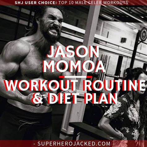 Jason Momoa Workout and Diet : Train to Become Aquaman! | Jason momoa ...