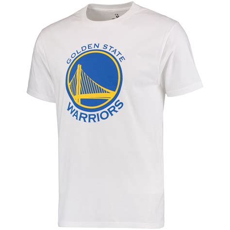 Men's Golden State Warriors White Primary Logo T-Shirt