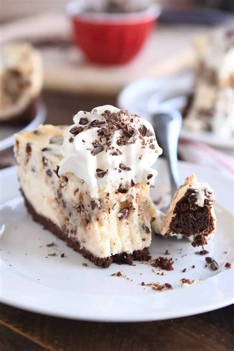 Chocolate Chip Cookie Dough Cheesecake | Mel's Kitchen Cafe