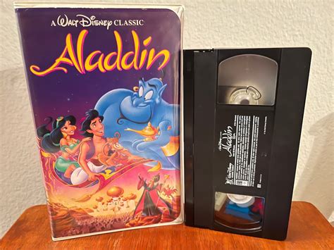 Aladdin Black Diamond Edition VHS 1992 Disney With - Etsy